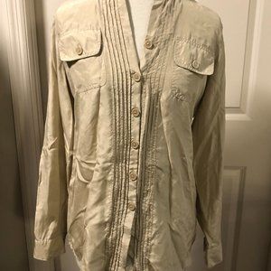 Silk Michael Kors Button Down Dress Shirt